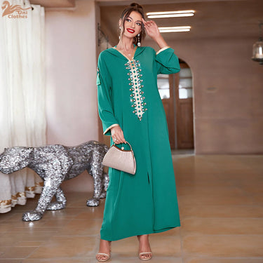 Djellaba Traditionnelle Bleu